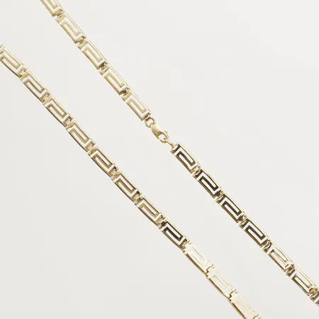 Collier 58cm bredd 4,8mm 14K Vikt: 16 g
