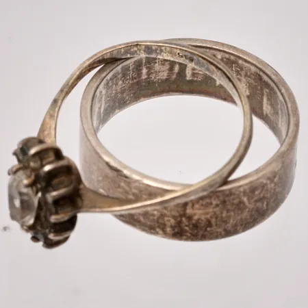 Diverse defekt silver, 835-925/1000, 6,48g.
