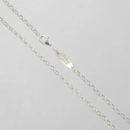 Kedja ärtlänk längd 44cm, bredd 4mm, Scoop Stockholm, silver 925/1000 Vikt: 9,4 g