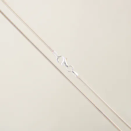 Kedja Ormlänk längd 38cm bredd 1,6mm silver 925/1000 Vikt: 3,9 g