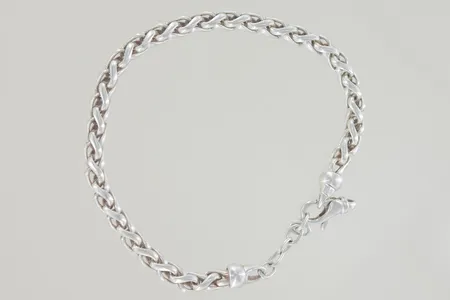Armband längd 20 cm bredd 5 mm, defekt lås silver 925/1000 Vikt: 16,2 g