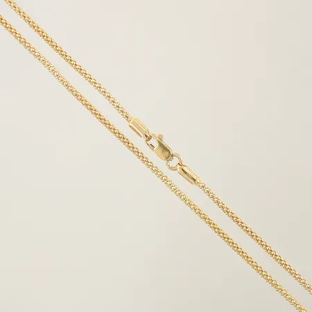 Kedja längd 51,5cm bredd 2mm 18K  Vikt: 6 g