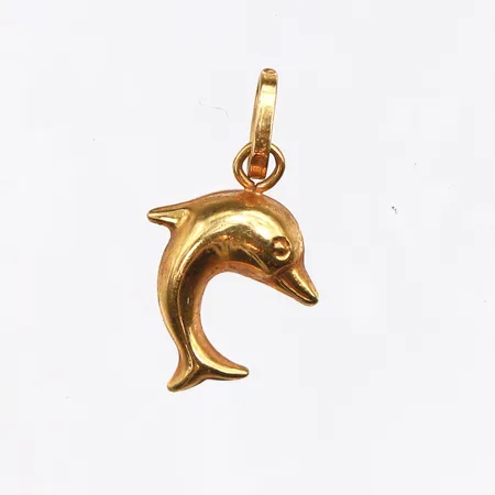 Hänge Delfin, mått 9,9x7,4mm, 18K Vikt: 0,4 g