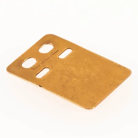 ID-bricka med gravyr 18K 0,9g.  