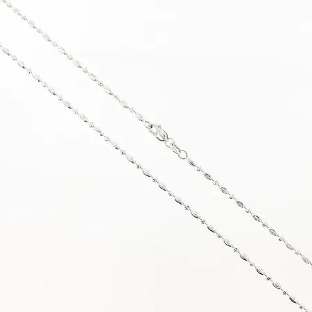 Kedja längd 45,5cm, bredd 1,5mm, vitguld, 18K Vikt: 4,9 g
