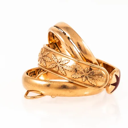 Diverse defekt/graverat guld 18K 15,1g.