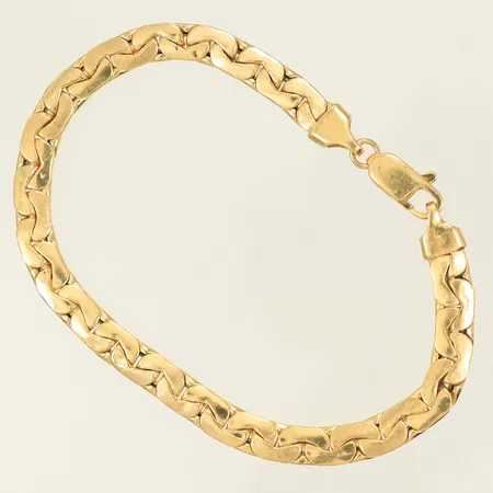 Armband längd 19cm bredd 6mm, 18K 10g Vikt: 10 g