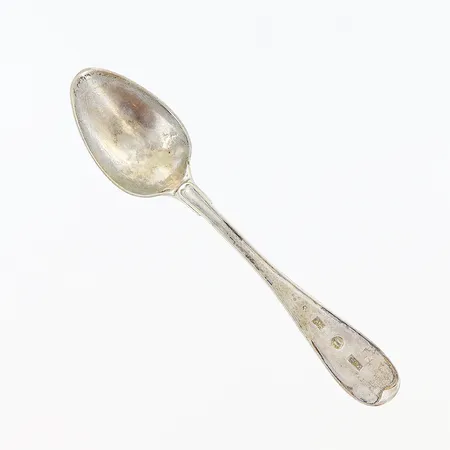 Kaffesked längd 13cm, slitage, silver 830/1000 Vikt: 16,7 g