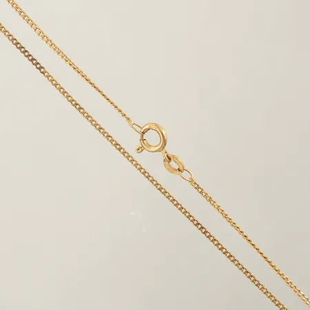 Kedja Pansar längd 44cm bredd 1mm 18K Vikt: 3 g