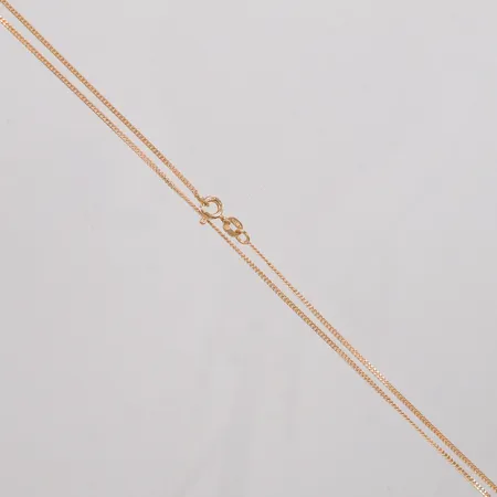 Kedja Pansar längd 45cm bredd 1,20mm 18k  Vikt: 2,9 g