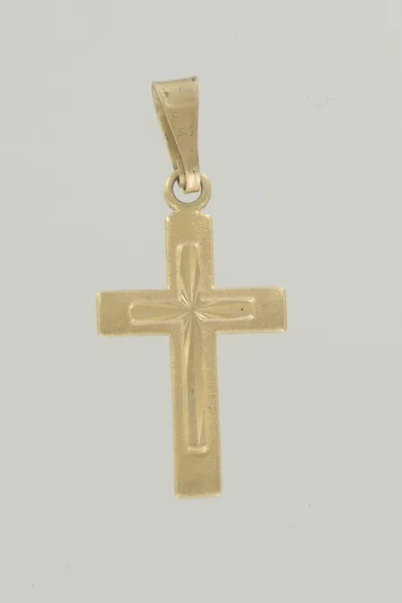 Hänge kors längd 2,5 cm, 18K