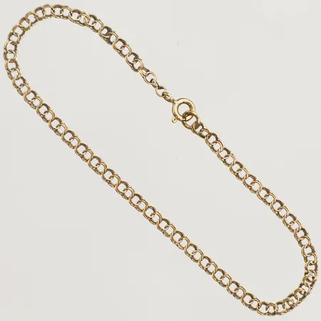 Armband Bismarck 19cm bredd 2,9mm 18K Vikt: 2,1 g