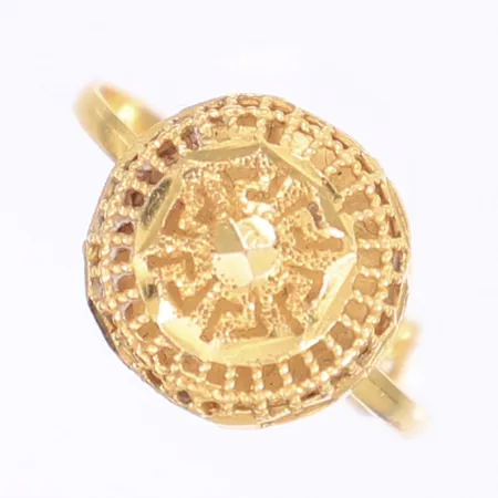 Ring stl 16 bucklig skena 21K Vikt: 2 g