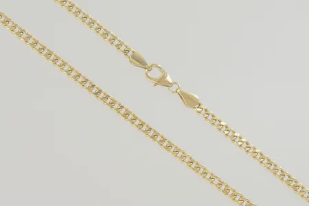 Halskedja pansar längd 51 cm bredd 3 mm, 18K Vikt: 5,2 g