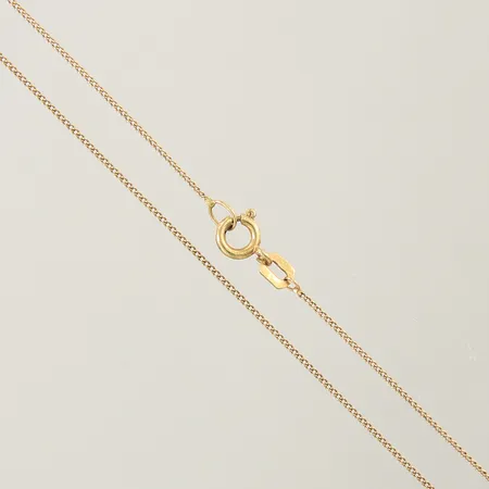 Kedja Pansar längd 39cm bredd 0,8mm 18K Vikt: 1,1 g