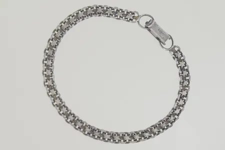 Armband längd 18 cm bredd 5 mm, silver 830/1000 Vikt: 7,3 g