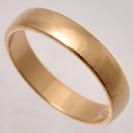 Ring stl: 21½, defekt gravyr, 18K, 7,63g.
