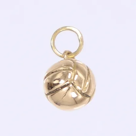 Hänge handboll längd inkl ögla 10mm bredd 7mm 18K Vikt: 0,5 g