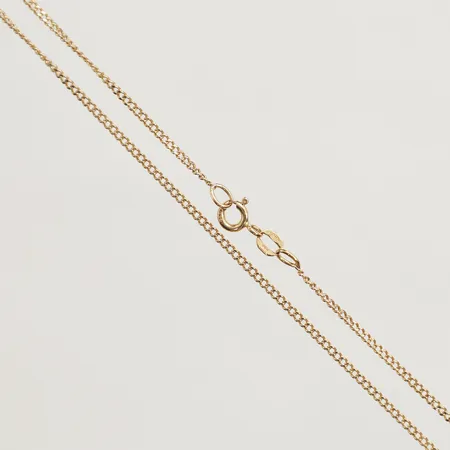 Kedja Pansar 50,5cm bredd 1,3mm 18K Vikt: 3,9 g