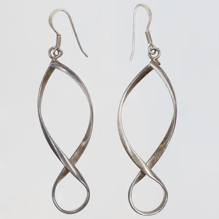 Ett par Örhängen 18x70mm silver 925/1000 Vikt: 6,5 g