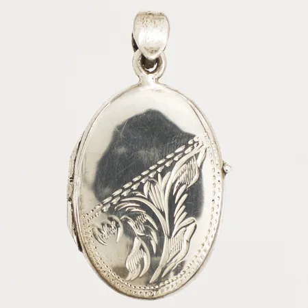 Medaljong 33x19mm slitage 925/1000 silver Vikt: 4,2 g