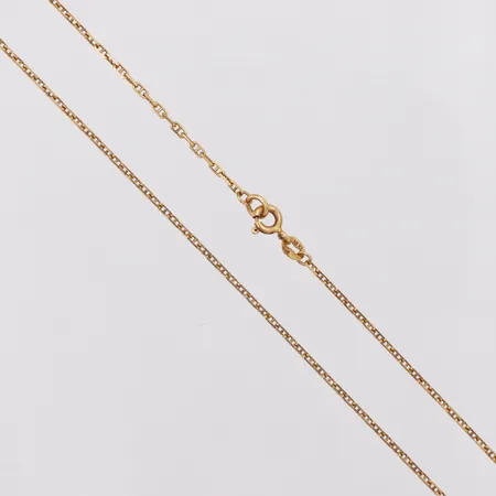 Kedja längd 56,5cm bredd 1,5mm, 18K Vikt: 4,4 g