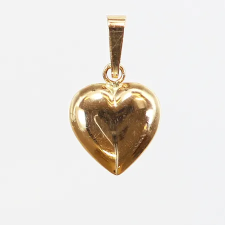 Hänge hjärta 20x10mm, GHA, 18K Vikt: 0,5 g