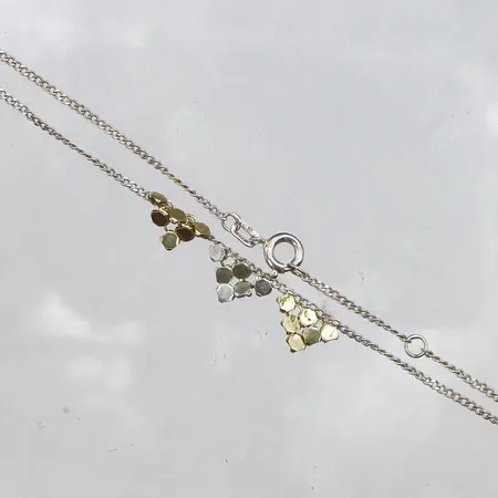 Armband, längd ca 24cm, bredd 2-9mm, förgyllt silver, 835/1000 silver.  Vikt: 1,6 g