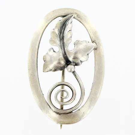 Brosch 35x24mm G.Dahlgren & Co, silver 830/1000. Vikt: 3,7 g