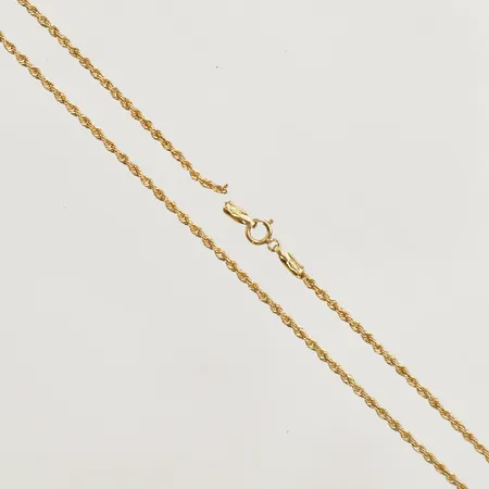 Kedja Cordell längd 46,5cm, bredd 1,3mm defekt 18K  Vikt: 1,6 g