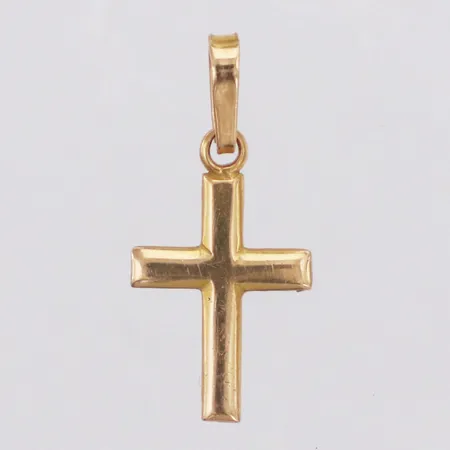 Hänge kors Sävsjö längd 20mm, 18K  Vikt: 0,6 g