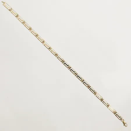 Armband 21,5cm bredd 4,8mm 14K Vikt: 6,3 g