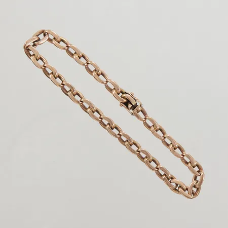 Armband Ankar 22cm, bredd 6,5mm, Kistlås fäster ej, 18K Vikt: 26,5 g