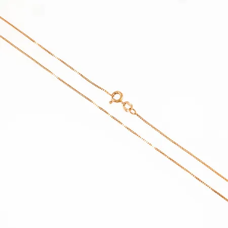 Kedja Venezia 53cm bredd 0,75mm, vissa ojämnheter, 18K 2,4g. 