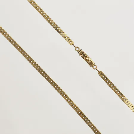 Kedja manglad Pansar 44cm bredd 3mm 18K Vikt: 14,3 g