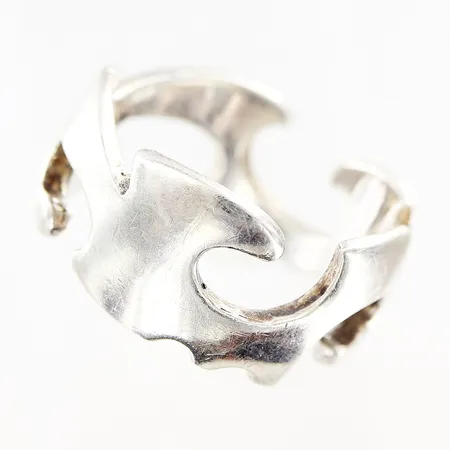 Ring Guldfynd stl:19½ bredd 11mm, silver 925/1000. Vikt: 8,9 g