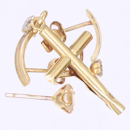 Diverse defekt guld 18K Bruttovikt: 1,6g Vikt: 1,6 g