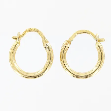 Örhängen 14x12mm bredd 2mm, 18K Vikt: 2,1 g
