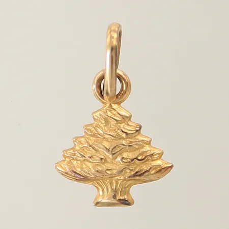 Hänge gran 20x12mm 18K Vikt: 0,9 g