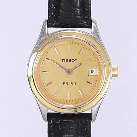 Damur Tissot PR50 Ø27mm datum stål går ej batteribyte krävs