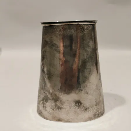 Ljusstake höjd 12cm, Rey Urban år 1965 personlig grayyr Silver 925/1000 Vikt: 273,1 g