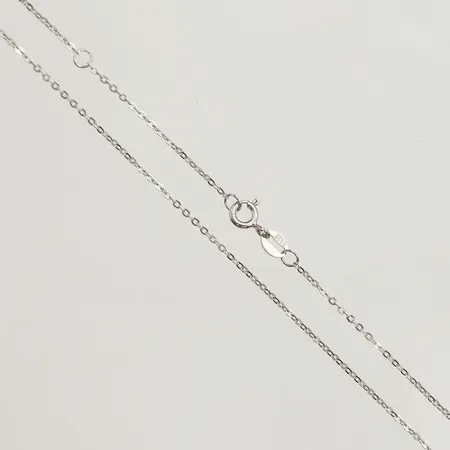 Kedja 45,5cm bredd 1,3mm 925/1000 silver Vikt: 1,2 g
