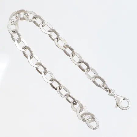 Armband, längd 18,5cm, bredd 6mm, 925/1000 silver Vikt: 6,7 g