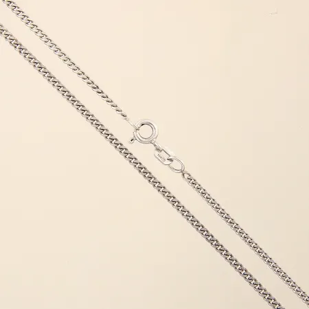 Kedja Pansar längd 43,5cm bredd 2mm silver 835/1000  Vikt: 4,8 g