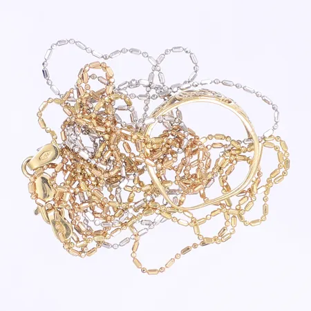 Diverse defekt guld 18K Vikt: 8,9 g