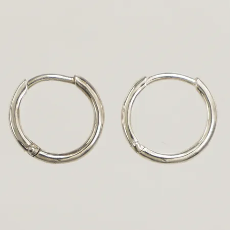 Ett par örhängen creoler Thomas Sabo Ø14mm bredd 2mm silver 925/1000 Vikt: 2,1 g