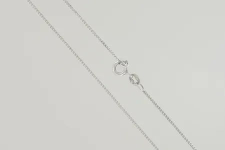 Halskedja pansar längd 43 cm, silver 925/1000 Vikt: 1,7 g
