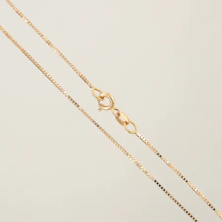 Kedja Venezia GHA längd 42cm bredd 0,8mm 18K  Vikt: 2,6 g