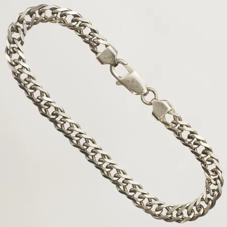 Armband Pansar längd 20cm, bredd 5mm Silver 925/1000 Vikt: 13,8 g