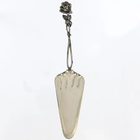 Tårtspade Rosen längd 23cm, 835/1000 Silver Vikt: 39,1 g
